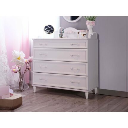 Storish Pamira 4 Çekmeceli Şifonyer Beyaz
