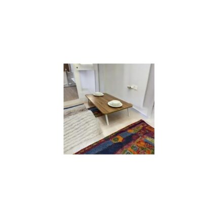 Mena Rise Sofrası Mutfak Sofrası Taşınabilir 60 x 100 cm Balkon Sofra (Ceviz) - Görsel 3