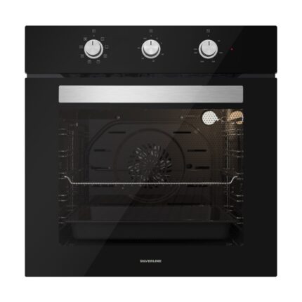 Silverline BO6503B01 - CS5335B01 - 3420 Classy 60 Siyah Cam Ankastre Set - Görsel 2