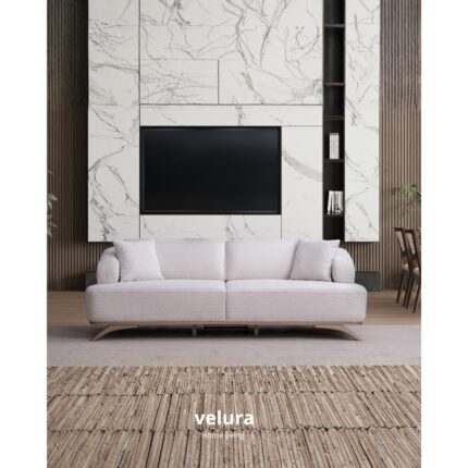 Velura Home & Living Efar Üçlü Kanepe & 3'lü Koltuk - Sırt Mekanizmalı