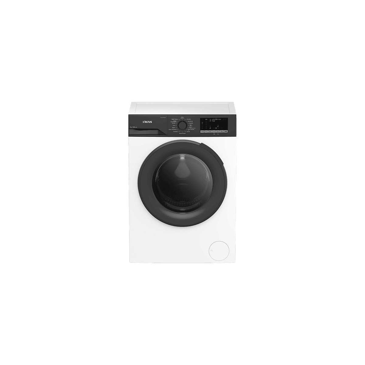 110001280607621.jpg Altus Al cm 91050R Mc A Enerji Sınıfı 9 kg 1000 Devir Çamaşır Makinesi Beyaz - Görsel 1