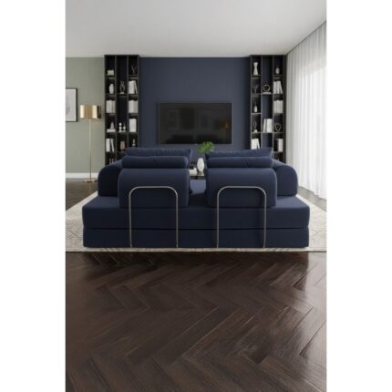 Branna Home Etena 2 Kişilik Aktivite Koltuğu Çift Kişilik Silinebilir Kanepe Modern Tamamen Sünger Uzanma Koltuk - Görsel 4