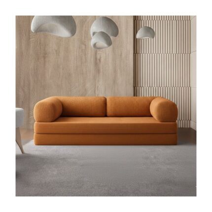 EVS Home 90X180 Kanepe: Yıkanabilir Fitilli Kadife Kumaş 50 Dns Bondex Sünger Koltuk Çok Amaçlı Aktivite Relax Koltuk - Görsel 3