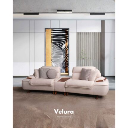 Velura Home & Living Ürgüp Sırt Mekanizmalı Üçlü Kanepe & 3'lü Koltuk - Görsel 2
