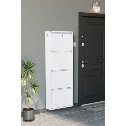 Arpelia Metal Ayakkabılık 4’lü Kilitli