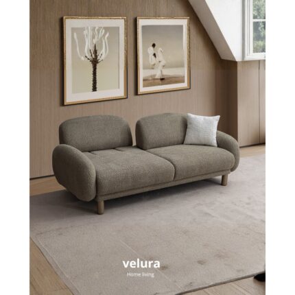 Velura Home & Living Rolf Sırt Mekanizmalı Üçlü Kanepe & 3'lü Koltuk - Yeşil - Görsel 2