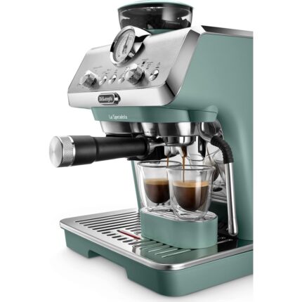 De'longhi Barista Pro Menta | 15 Bar Basınçlı Entegre Öğütücülü Yarı Otomatik Espresso Makinesi | Profesyonel Manometre & Tıraşlama Aracı - Görsel 2