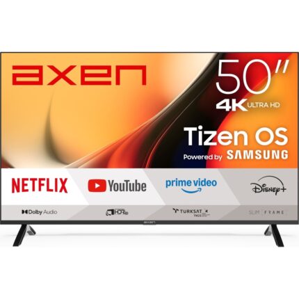 Axen AX50FMN501 50" 127 Ekran Uydu Alıcılı 4K Ultra HD Smart Tizen LED TV