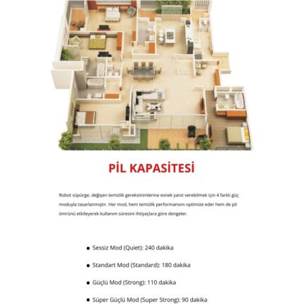 Yui RS16 Pro Max Pet Kit Özellikli Akıllı Robot Vacuum & Mop Süpürge Beyaz (Yuı Türkiye Garantili) - Görsel 4
