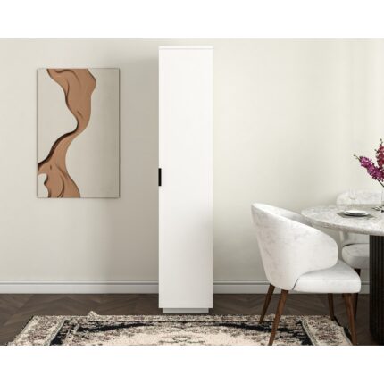 Saten Home Tek Kapaklı 5 Raflı Ultra Çok Amaçlı Mutfak Banyo Kiler Dolabı