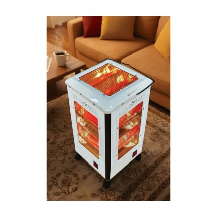 Kiwi KHT-8407 Quartz Isıtıcı 5 Yönlü Isıtma & Enerji Tasarruflu Kuvars Tüp & Taşınabilir Tasarım - Görsel 2