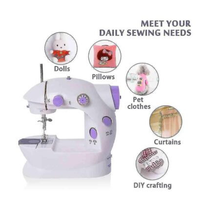 Datatek Mini Ev Dikiş Makinesi Pedallı Sewing Machine - Görsel 4