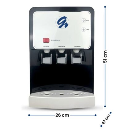 Water Global Arıtmalı Tezgah Üstü Su Sebili 80 Gpd Ro - Sıcak, Ilık ve Soğuk-Beyaz(Üreticiden) - Görsel 5