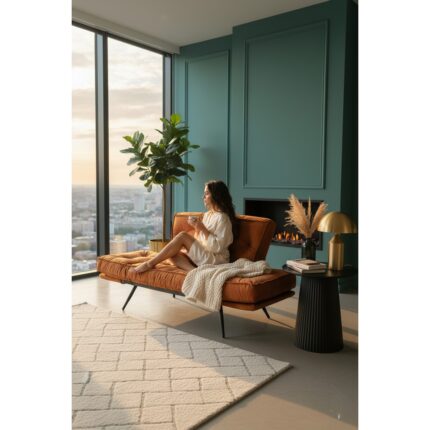 AVYNA Elite Comfort Collection – Ikili Yataklı Koltuk | Mekanizmalı Kanepe | Ergonomik Çekyat | Turuncu - Görsel 2