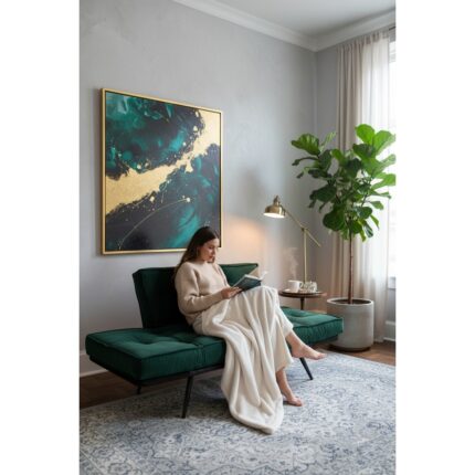 AVYNA Prestige Comfort Collection – Yatak Olabilen Mekanizmalı Ikili Kanepe | Kolları Açılan Yataklı Koltuk - Görsel 3
