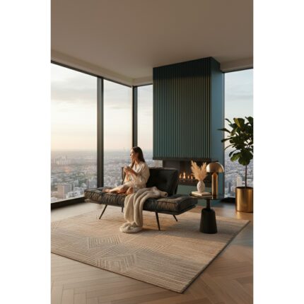 AVYNA Prestige Living Collection – Yataklı Ikili Kanepe | Mekanizmalı Çekyat | Katlanır & Açılır Kollar | Füme - Görsel 2