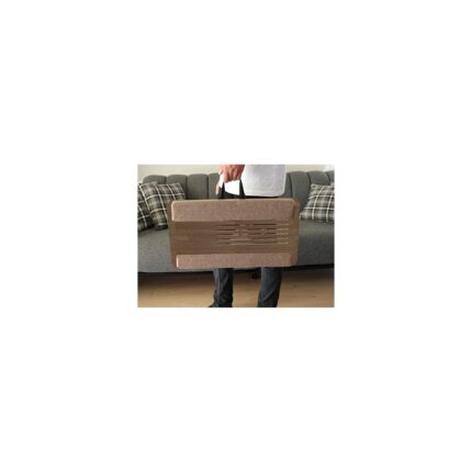 Mena Rise Telefon ve Tablet Bölmeli Laptop Sehpası Bilgisayar Çalışma Masası, Meşe - Görsel 3