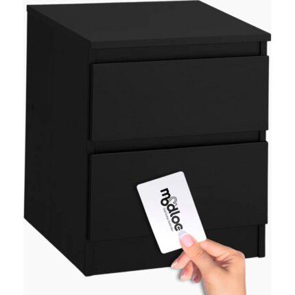 Modloc Nfc Kartlı Gizli Bölmeli Mdf Komodin / Kurulu Teslim
