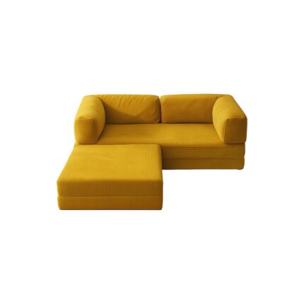 Dechome Yeny Fitilli Kadife | Köşe Koltuk | 160X160 Köşe Takımı | Modüler Köşe Takımı | Yataklı L Koltuk | Fitilli Kadife - Görsel 3