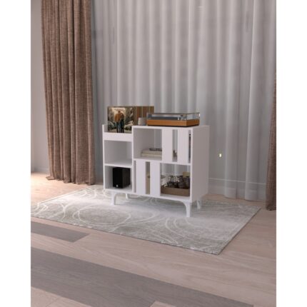 Lemvora Home Dekoratif Büyük Pikap Dolabı | %100 Mdf - Görsel 3