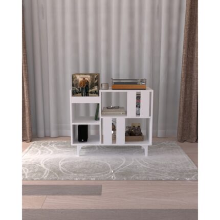 Lemvora Home Dekoratif Büyük Pikap Dolabı | %100 Mdf - Görsel 4
