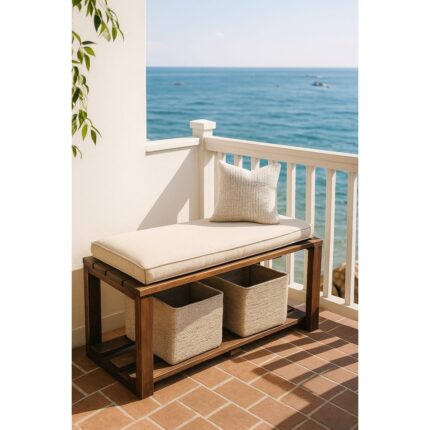 Dekorela Çok Amaçlı Ahşap Bench