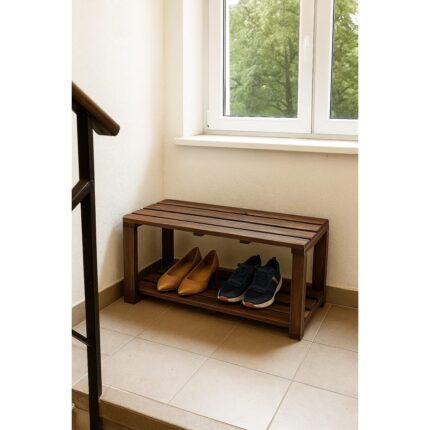 Dekorela Çok Amaçlı Ahşap Bench - Görsel 4
