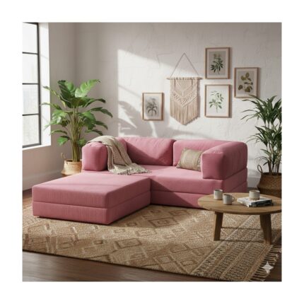 Dechome Modern Fitilli Kadife | Köşe Koltuk | 1800X180 Köşe Takımı | Modüler Köşe Takımı | Yataklı L Koltuk | Fitilli Kadife - Görsel 2
