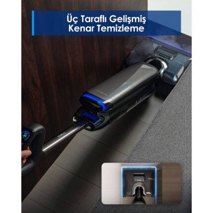 Tineco Floor One S9 Artist Steam Kablosuz Buharlı Akıllı Islak Kuru Süpürge, Zemin Temizleyici Paspas, 140°C Yüksek Isılı Hypersteam Buhar Teknolojisi,  22KPA Güçlü Emiş, iloop Akıllı Emiş - Görsel 4