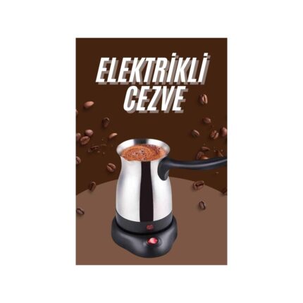 Femina Trendy Çelik Kahve Makinesi Cezve 800 Watt Paslanmaz Çelik Türk Kahvesi Makinesi - Görsel 2