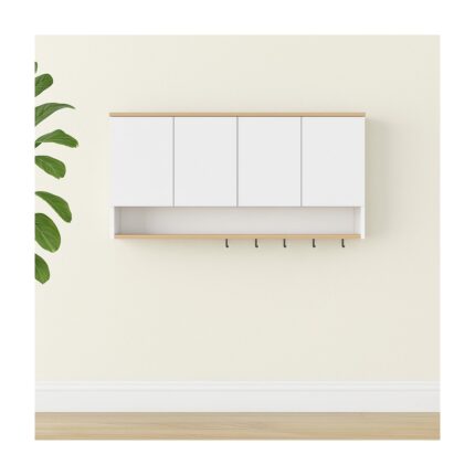 Bees Store Modern Mdf Çok Amaçlı Dolap, 1. Sınıf Malzeme, Duvara Monte, Kolay Kurulumlu Tasarım