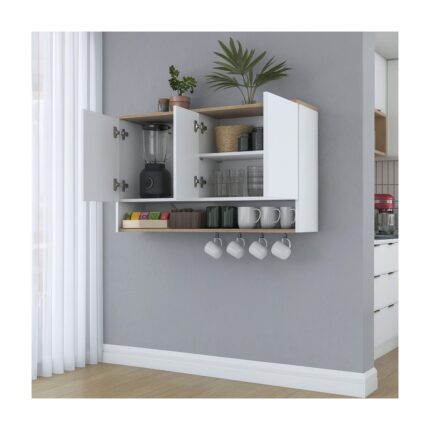 Bees Store Modern Mdf Çok Amaçlı Dolap, 1. Sınıf Malzeme, Duvara Monte, Kolay Kurulumlu Tasarım - Görsel 5