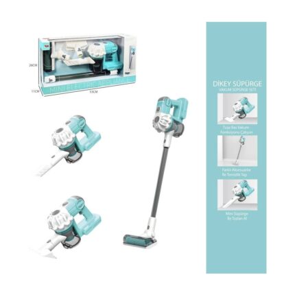 Çınar Toptan Ticaret LS8803Q Vardem Dikey Elektrik Süpürgesi Ekranlı Kutu Yeşil-Gri 3 In1 - Görsel 3