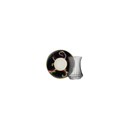 Storemax Sandro Moreno 1453 Desen Yağmuru Optik 12 Parça Altı Kişilik Çay Seti 110 ml - Görsel 3