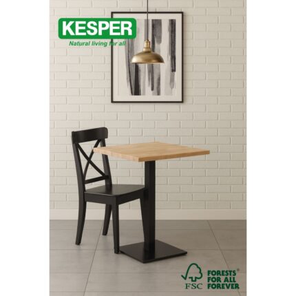 Kesper Masif Ahşap Kare Mutfak/balkon Masası 60X60 - Görsel 2