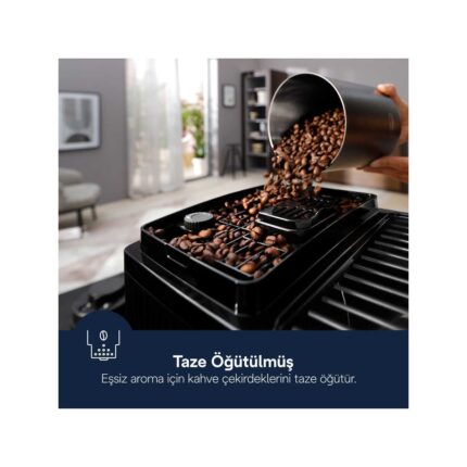 Delonghi Magnifica Start Tam Otomatik Kahve Makinesi - Soft Touch Panel - Gri/siyah +2kg Kahve ECAM220.22.GB - Görsel 5