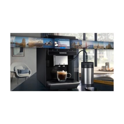 Siemens Telefondan Kontrol Özelikli EQ700 Classic Premium Tam Otomatik Kahve Makinesi -19 Bar- Iselect Ekran Siemens Coffeeworld - TP713R19 +2kg Kahve - Görsel 3