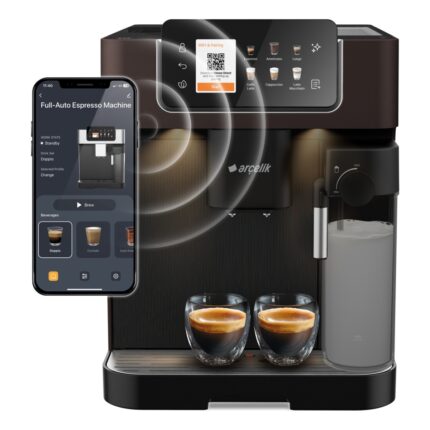 Arçelik Imperium Barista 18 Farklı Kahve Seçeneği Tam Otomatik Espresso Makinesi - Dokunmatik Ekran - 19 Bar +2kg Kahve Em 9495 - Görsel 3