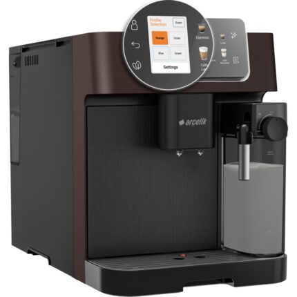 Arçelik Imperium Barista 18 Farklı Kahve Seçeneği Tam Otomatik Espresso Makinesi - Dokunmatik Ekran - 19 Bar +2kg Kahve Em 9495 - Görsel 4