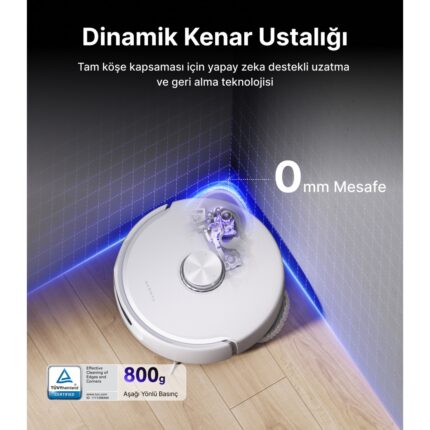 Narwal Freo Z10 Ultra Akıllı Robot Süpürge Gri,18.000PA Emiş Gücü - Görsel 5