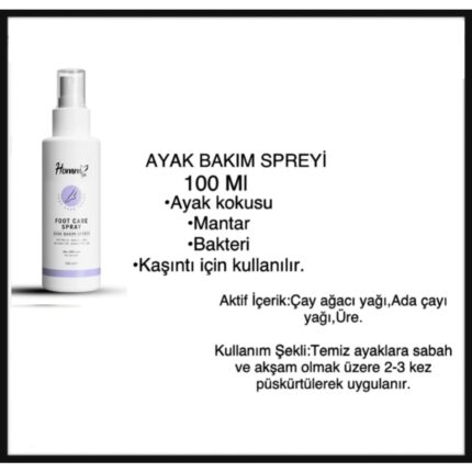 SanalAMCA Store Bitkisel Ayak Koku Bakım Spreyi - Görsel 2