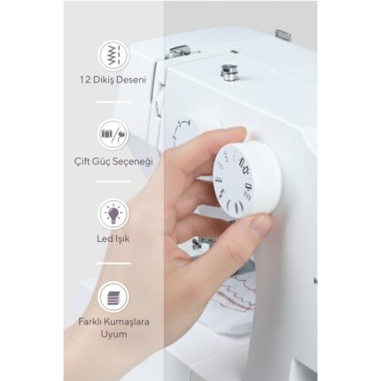 Kumtel Dikiş Makinesi HSEWM-02 - Görsel 3