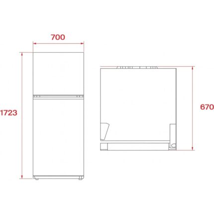 Teka RTF 43750 WH Beyaz 70cm 413 lt No Frost Solo Buzdolabı - Görsel 3