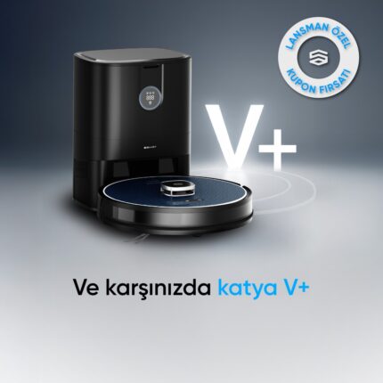 Şımart Katya V+ Akıllı Robot Süpürge 10000PA Premium Otomatik Toz Toplama Üniteli