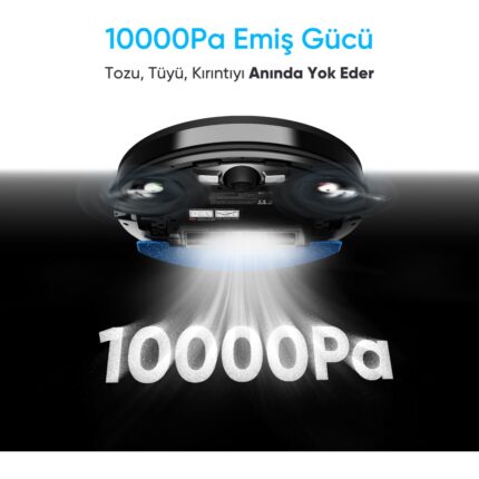 Şımart Katya V+ Akıllı Robot Süpürge 10000PA Premium Otomatik Toz Toplama Üniteli - Görsel 3