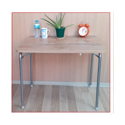 Depolife Pratik Katlanır Ayaklı Mutfak Yemek Masası Balkon Ders Çalışma Piknik 60x90cm - Görsel 3