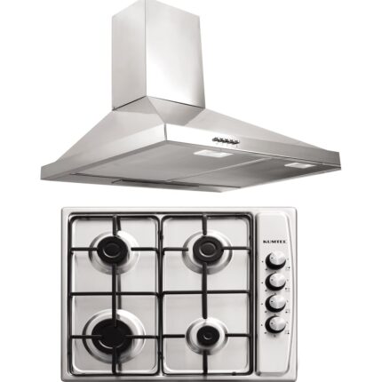 Kumtel La Bretagne İkili Ankastre Set İnox (KO-410BF Ocak+DP6-X Davlumbaz)