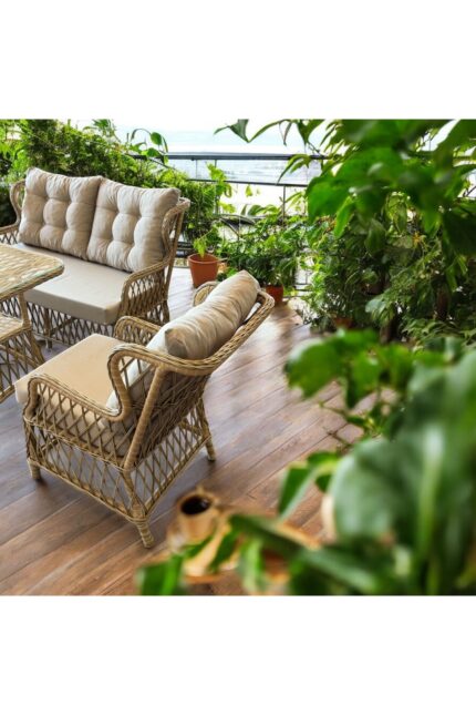 Sun Patio Luna Latte 2+1+1 Balkon Takımı - Görsel 5