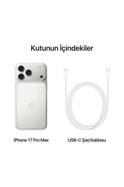 Apple iPhone 17 Pro Max 256GB Gümüş - Görsel 8